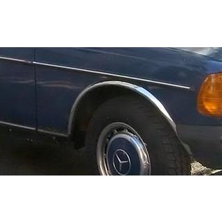Riteņu arku uzlikas (4 gab., nerūsējošais tērauds) Mercedes W123 1975–1986 foto 4