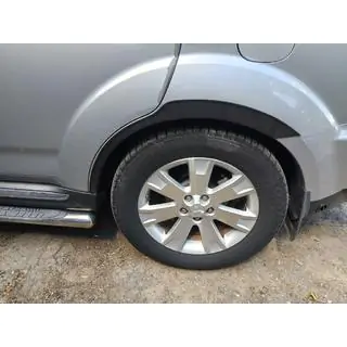 Riteņu arku uzlikas (4 gab., melnas) Mitsubishi Outlander 2006–2012 foto 4