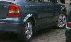 Opel Astra G Classic 1998–2012 Riteņu arku uzlikas (4 gab., nerūsējošais tērauds) foto 2