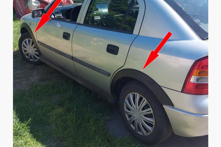 Opel Astra G Classic 1998–2012 Arku uzlikas (SD/HB) (4 gab., melnas) Image