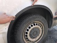 Volkswagen T5 Transporter 2003–2010 Riteņu arku uzlikas (6 gab., melnas) Melns nerūsējošais tērauds foto 7