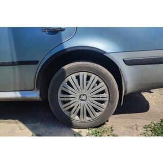 Riteņu arku uzlikas (4 gab., melnas) Skoda Octavia I Tour A4 1996–2010 foto 2
