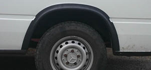 Volkswagen LT 1995–2006 Riteņu arku uzlikas (6 gab., melnas) foto 3