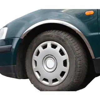 Riteņu arku uzlikas (4 gab., nerūsējošais tērauds) Volkswagen Passat B5 1997–2005 foto 2