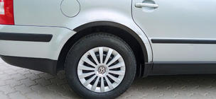 Volkswagen Passat B5 1997–2005 Riteņu arku uzlikas (4 gab., melnas) Sedans, 1996-2000, metāls foto 11