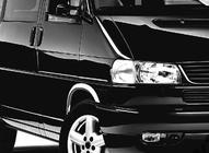 Volkswagen T4 Caravelle/Multivan 1990–2003 Riteņu arku uzlikas (4 gab., nerūsējošais tērauds) foto 3