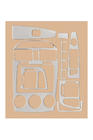 Kia Cerato 1 2004–2009 Paneļa uzlikas 2004-2006 (Sedan) Titāns foto 3