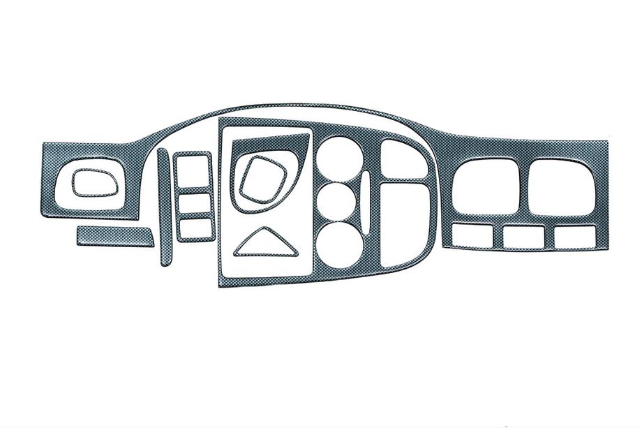Kia Rio 2000–2005 Paneļa uzlikas (2000-2002) Alumīnijs Image