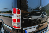 Mercedes Sprinter W906 2006–2018 Stoplukturu uzlikas (2 gab., nerūsējošais tērauds) foto 2