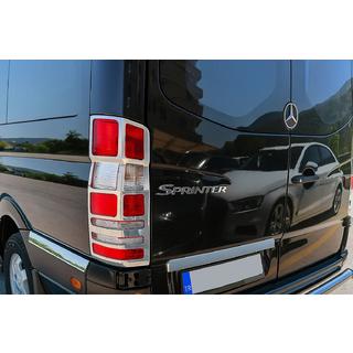 Stoplukturu uzlikas (2 gab., nerūsējošais tērauds) Mercedes Sprinter W906 2006–2018 foto 2