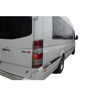 Stoplukturu uzlikas (2 gab., nerūsējošais tērauds) Mercedes Sprinter W906 2006–2018 foto 1