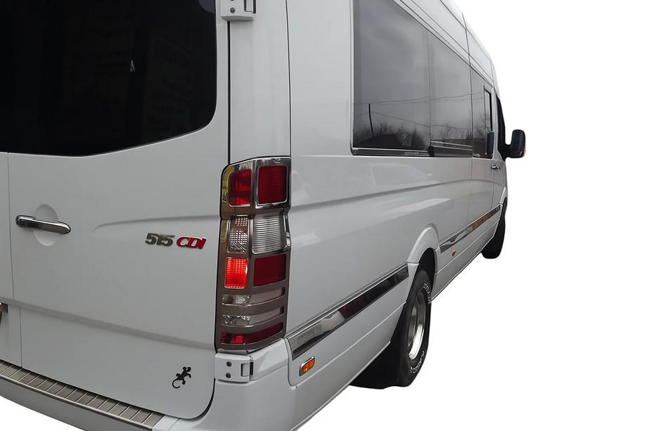 Mercedes Sprinter W906 2006–2018 Stoplukturu uzlikas (2 gab., nerūsējošais tērauds) Image