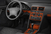 Mercedes C-class W202 1993–2001 Paneļa uzlikas (1995-1997) Alumīnijs foto 1