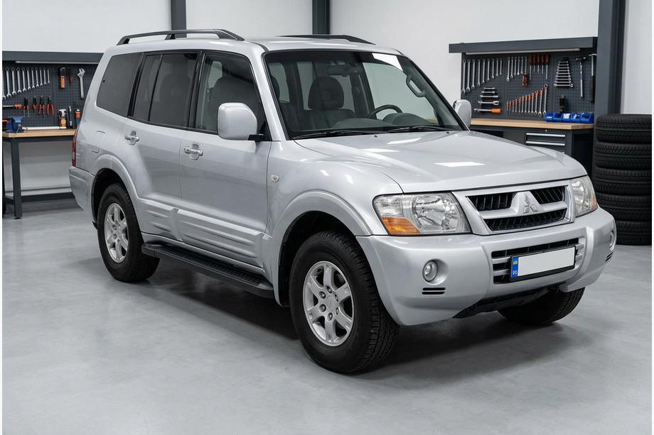 Mitsubishi Pajero Wagon III 1999–2006 Sānu pakāpieni Allmond Black (2 gab., alumīnijs) Foto 1