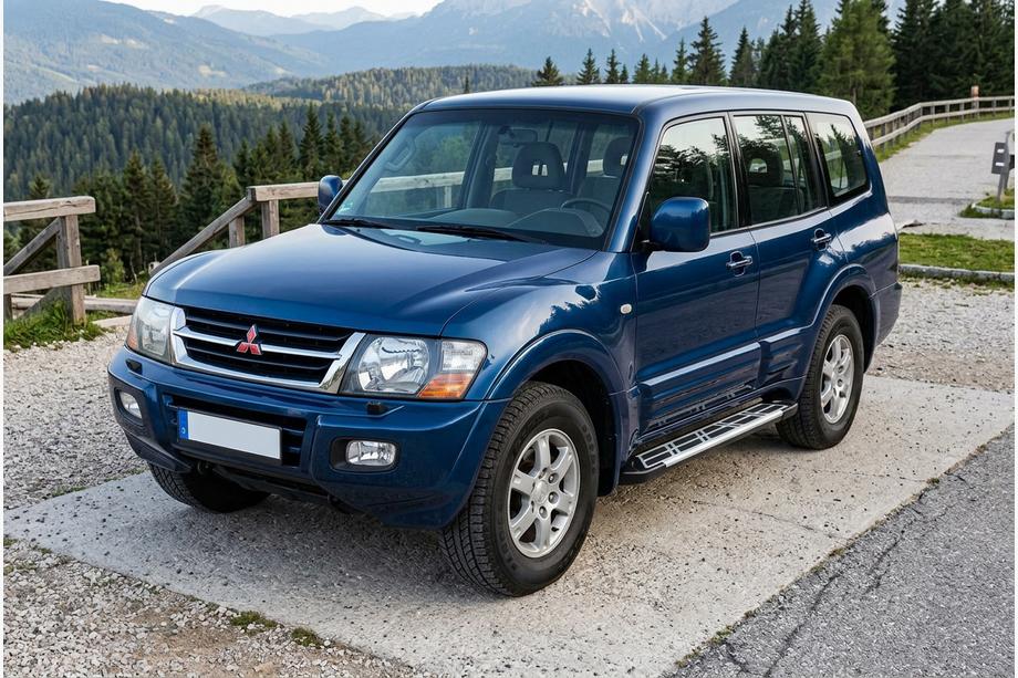 Mitsubishi Pajero Wagon III 1999–2006 Sānu sliekšņi Sunrise (2 gab., alumīnijs) Image