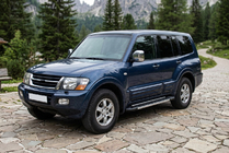 Mitsubishi Pajero Wagon III 1999–2006 Sānu pakāpieni RedLine V1 (2 gab., alumīnijs) foto 1
