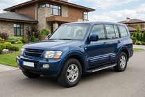 Mitsubishi Pajero Wagon III 1999–2006 Sānu pakāpieni Tayga (2 gab., alumīnijs) foto 1