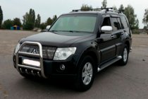 Mitsubishi Pajero Wagon III 1999–2006 Kengurbārs QT007 (nerūsējošais tērauds) foto 2