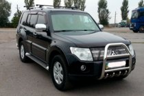 Mitsubishi Pajero Wagon III 1999–2006 Kengurbārs QT007 (nerūsējošais tērauds) foto 3