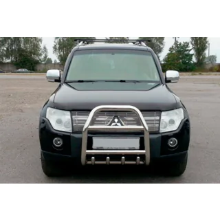 Kengurbārs QT007 (nerūsējošais tērauds) Mitsubishi Pajero Wagon III 1999–2006 foto 1