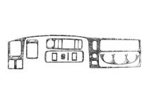 Mitsubishi Pajero Sport 1996–2007 Instrumentu paneļa uzlikas (2002-2007) foto 5