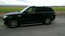 Range Rover Sport 2014–2022 Jumta reliņi Skyport (Grey) foto 2