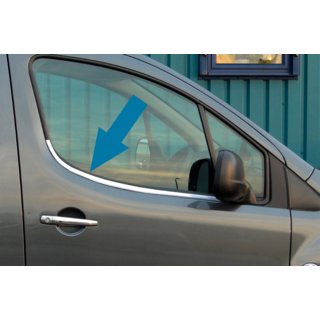 Durvju logu apmale (nerūsējošais tērauds) Citroen Berlingo 2008–2018 foto 1