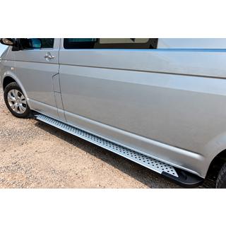 Sānu pakāpieni X5 tipa (2 gab., alumīnijs) Volkswagen T5 Caravelle 2004–2010 foto 3