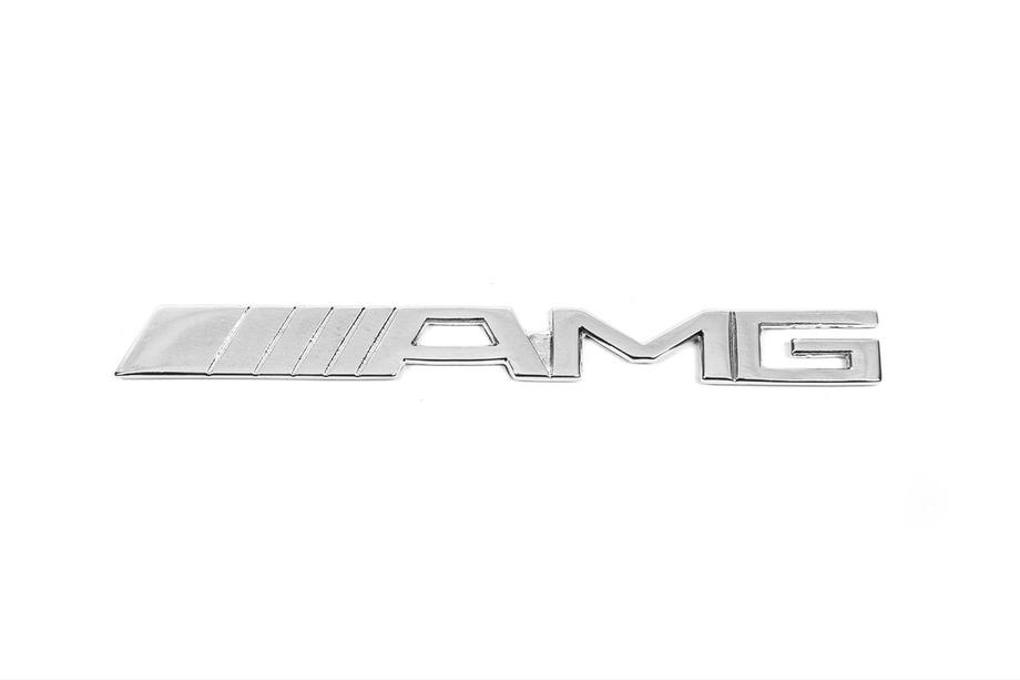 Mercedes-Benz AMG uzraksts (15 cm, nerūsējošais tērauds) Foto 2