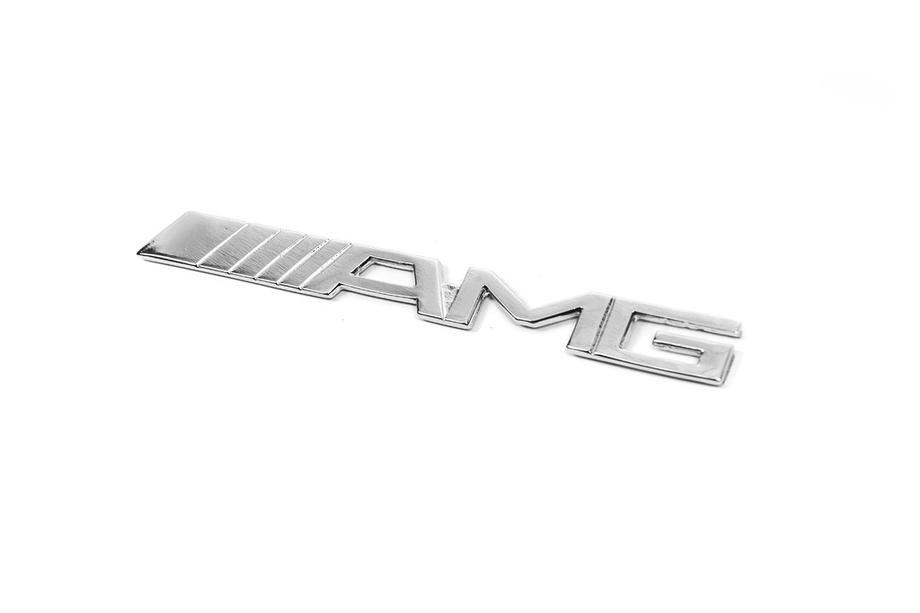 Mercedes-Benz AMG uzraksts (15 cm, nerūsējošais tērauds) Foto 1