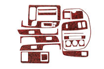Nissan Patrol Y61 1997–2011 Instrumentu paneļa uzlikas (1998-2000) Alumīnijs foto 1
