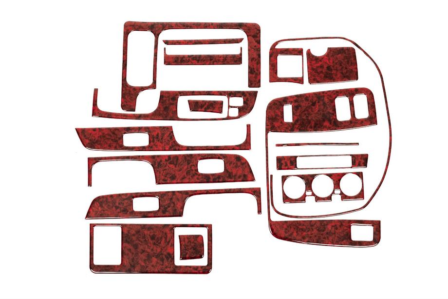 Nissan Patrol Y61 1997–2011 Instrumentu paneļa uzlikas (1998-2000) Alumīnijs Image