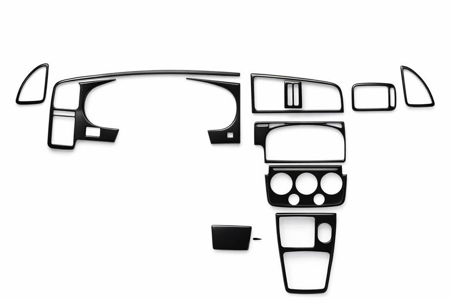 Nissan Primera P11 1996–2002 Instrumentu paneļa uzlikas (1999-2001) Alumīnijs Image