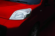 Citroen Nemo 2007–2017 Priekšējo lukturu uzlikas (2 gab., nerūsējošais tērauds) foto 1