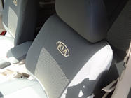 Kia Cerato 1 2004–2009 Automašīnas sēdekļu pārvalki (auduma, Classik) foto 4