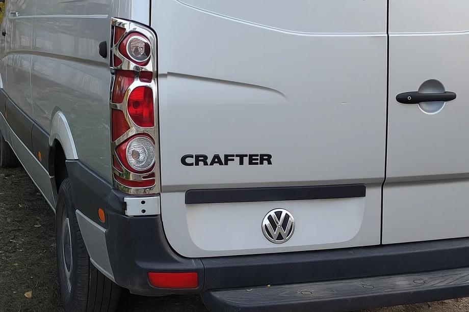 Volkswagen Crafter 2006–2016 Aizmugurējo lukturu uzlikas (2 gab., nerūsējošais tērauds) Image