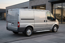 Ford Transit 2000–2014 Sānu pakāpieni Allmond Grey (2 gab., alumīnija) L1 (īsā riteņu bāze) foto 1
