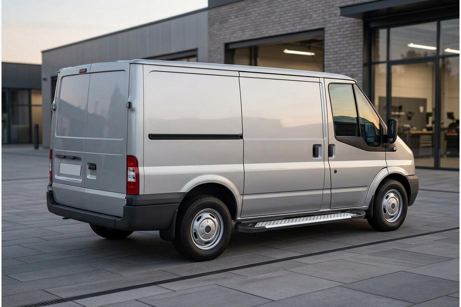 Ford Transit 2000–2014 Sānu pakāpieni Allmond Grey (2 gab., alumīnija) L1 (īsā riteņu bāze) Image