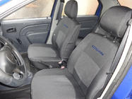 Renault Logan I 2005–2008 Automašīnas sēdekļu pārvalki (auduma, Classik) foto 11