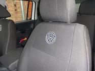Volkswagen Amarok 2010–2022 Automašīnas sēdekļu pārvalki (auduma, Classik) foto 5