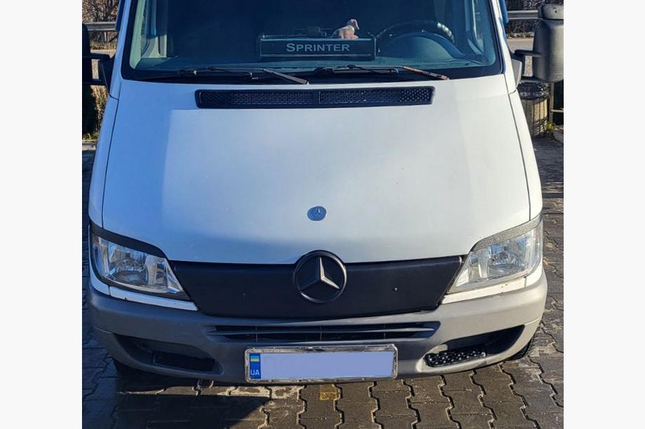 Mercedes Sprinter W901/902/903/904/905 1995–2006 Ziemas radiatora restes aizsegs 2002-2006, spīdīgs Image