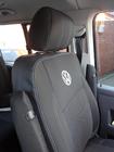Volkswagen T5 Caravelle 2004–2010 Auto sēdekļu pārvalki (ekoāda un audums, Premium) Pilns salons + priekšējie sēdekļi (1+1) foto 14