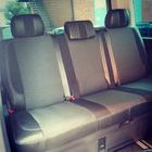 Volkswagen T5 Caravelle 2004–2010 Auto sēdekļu pārvalki (ekoāda un audums, Premium) Pilns salons + priekšējie sēdekļi (1+1) foto 5