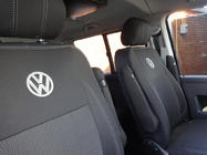 Volkswagen T5 2010–2015 Autosēdekļu pārvalki (mākslīgā āda↗audums, Premium) foto 9