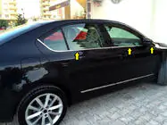 Skoda Octavia III A7 2013–2019 Logu apmales (6 gab., nerūsējošais tērauds) foto 3