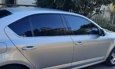 Skoda Octavia III A7 2013–2019 Logu apmales (6 gab., nerūsējošais tērauds) foto 8