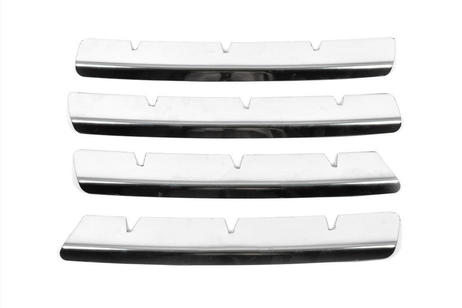 Volkswagen Touareg 2002–2010 Radiatora restes uzlikas (4 gab., nerūsējošais tērauds) Foto 4