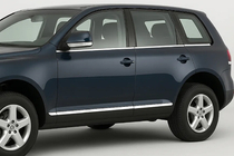 Volkswagen Touareg 2002–2010 Apakšējās logu līstes (6 gab., nerūsējošais tērauds) foto 1