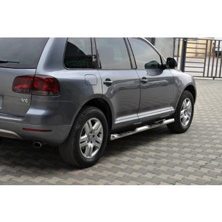 Sānu aizsargcaurules (2 gab., nerūsējošais tērauds) Volkswagen Touareg 2002–2010