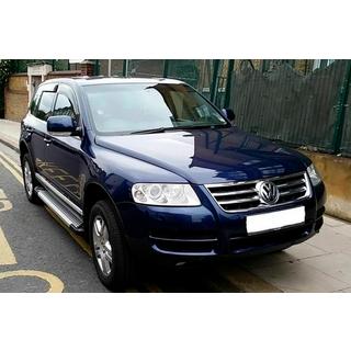 Sānu pakāpieni Allmond Grey (2 gab., alumīnijs) Volkswagen Touareg 2002–2010 foto 2